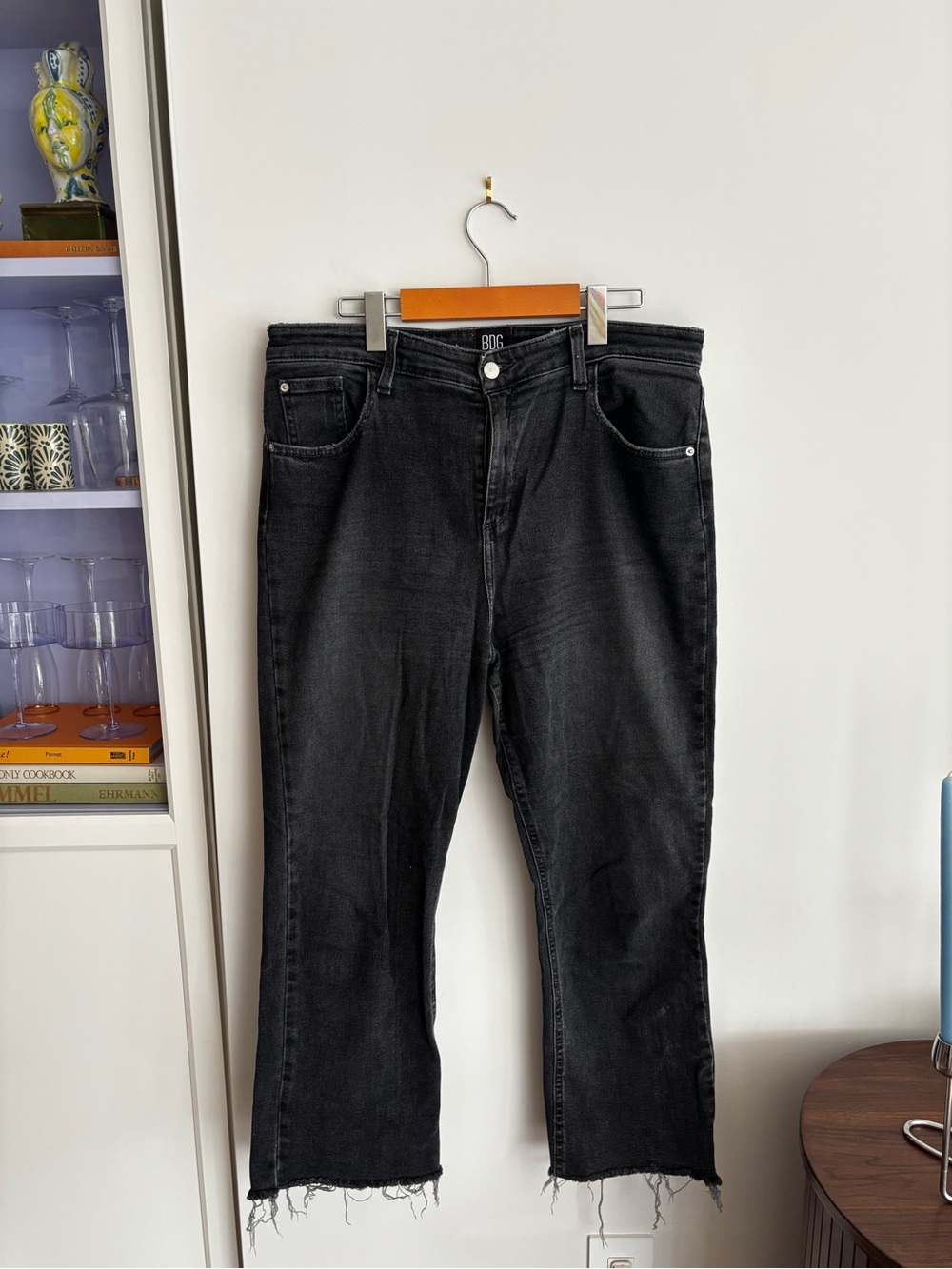 BDG Women’s Black Straight-Leg Jeans